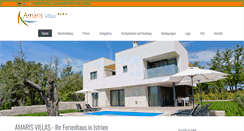Desktop Screenshot of amarisvillas.com