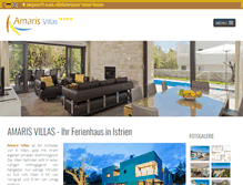 Tablet Screenshot of amarisvillas.com